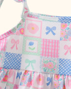 Baby Checkered Ruffle Shorts Set