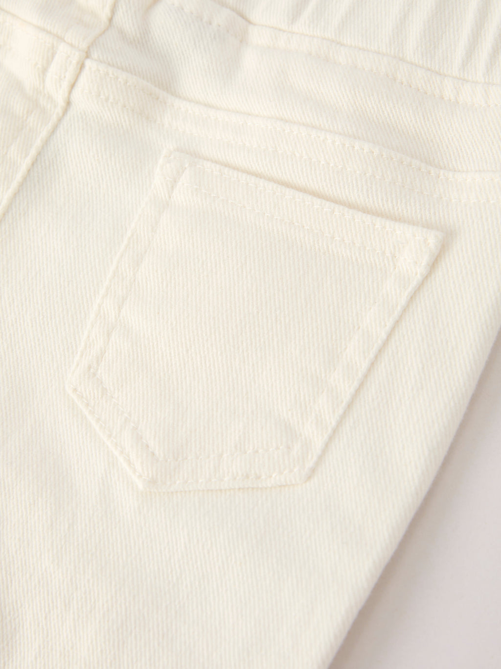 Bow Detail Flare Denim Pants