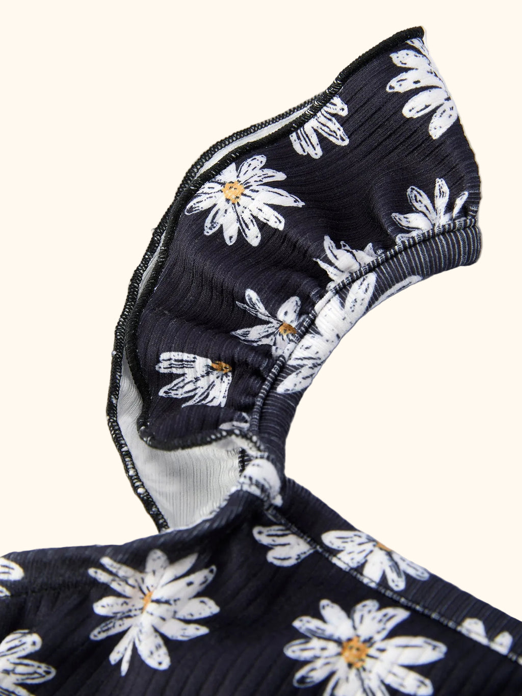 Daisy Print & Solid Ruffle Dress 2-Pack