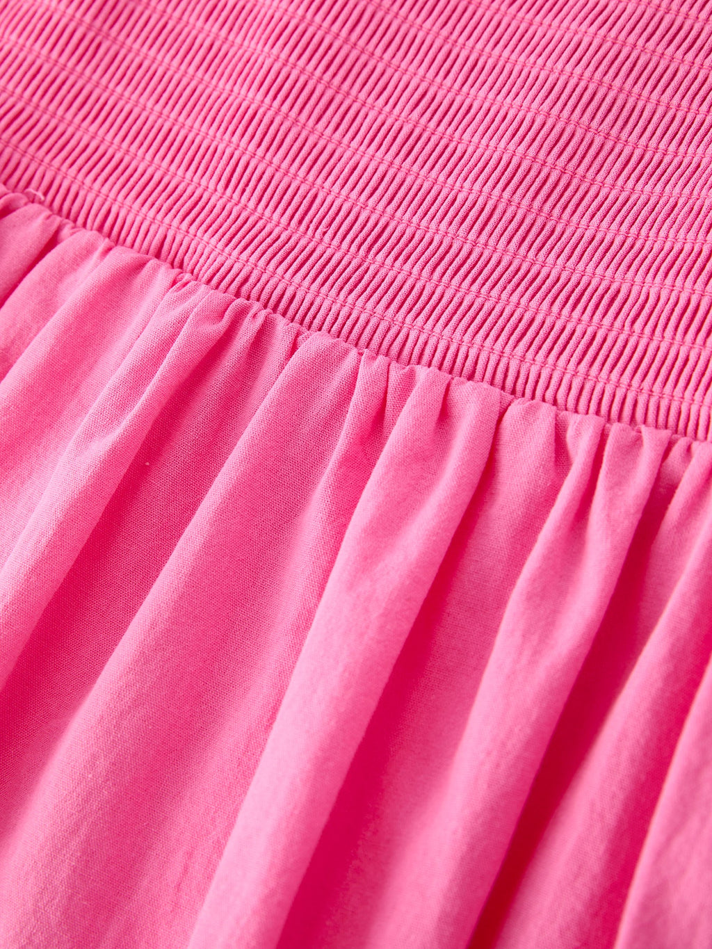 Smocked Eyelet Ruffle Dress