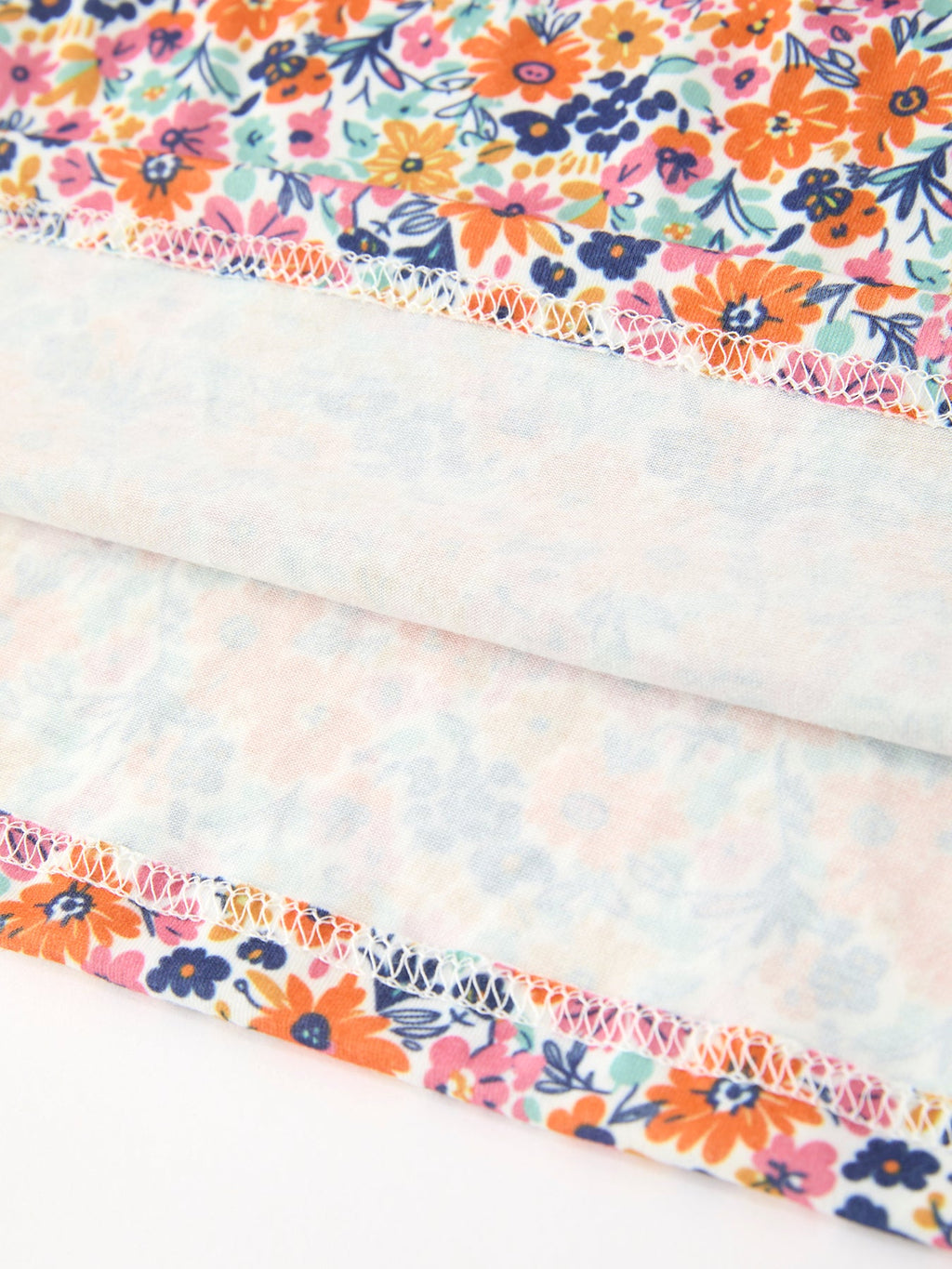 Petal Collar Smocked Floral Dress