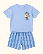 Kids Surf Club Hawaii Graphic Tee and Shorts Set