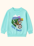 Pedal Power Graphic Crew Neck Sweatshirt