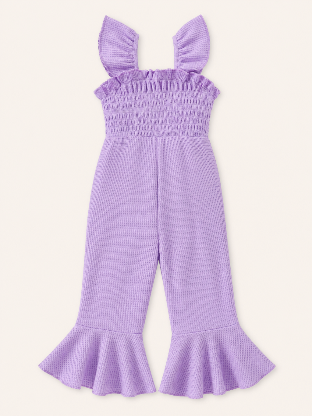 Baby & Toddler Floral Smocked Ruffle Jumpsuit