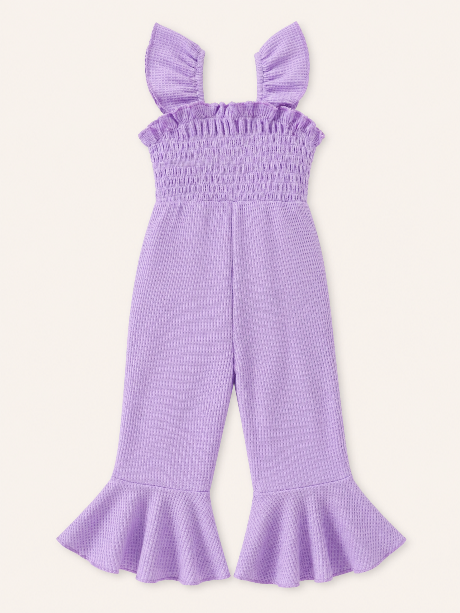 Baby & Toddler Floral Smocked Ruffle Jumpsuit