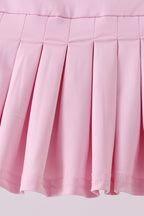 Pleated Tennis Skort - Pink