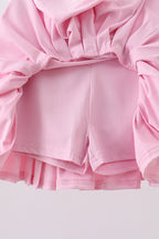 Pleated Tennis Skort - Pink