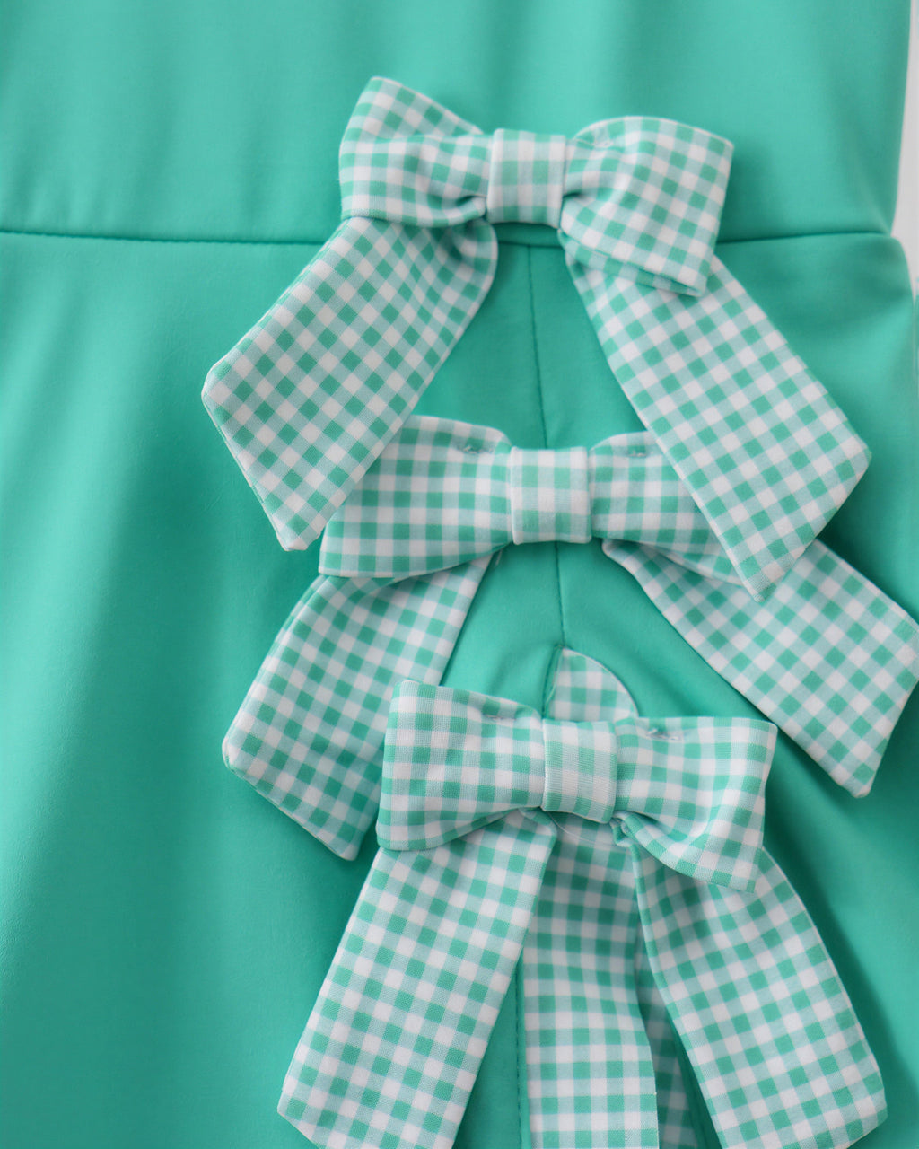 Scalloped Bow Active Dress - Green
