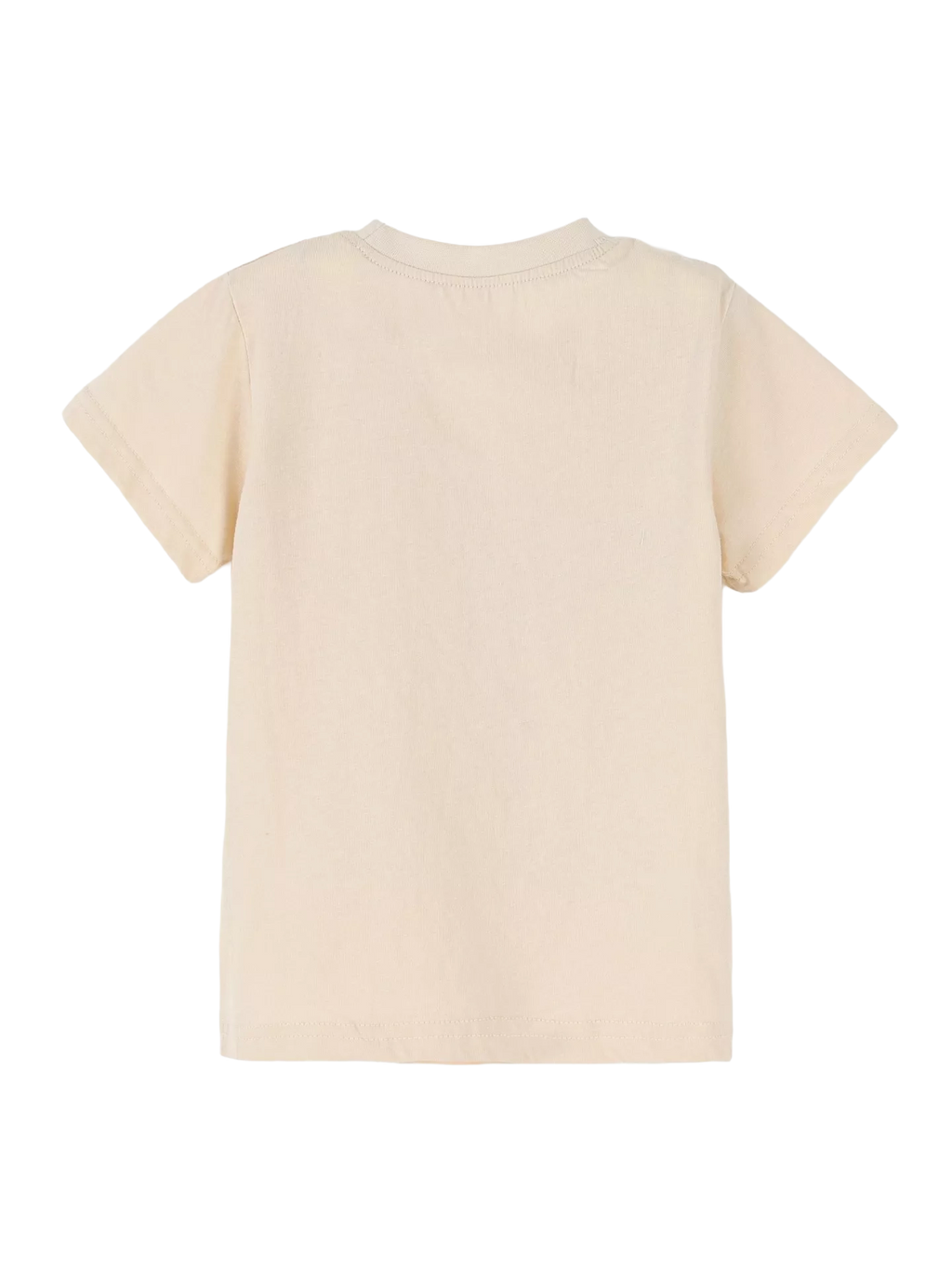 Apricot kids short sleeve T-shirt with plain back, back product view