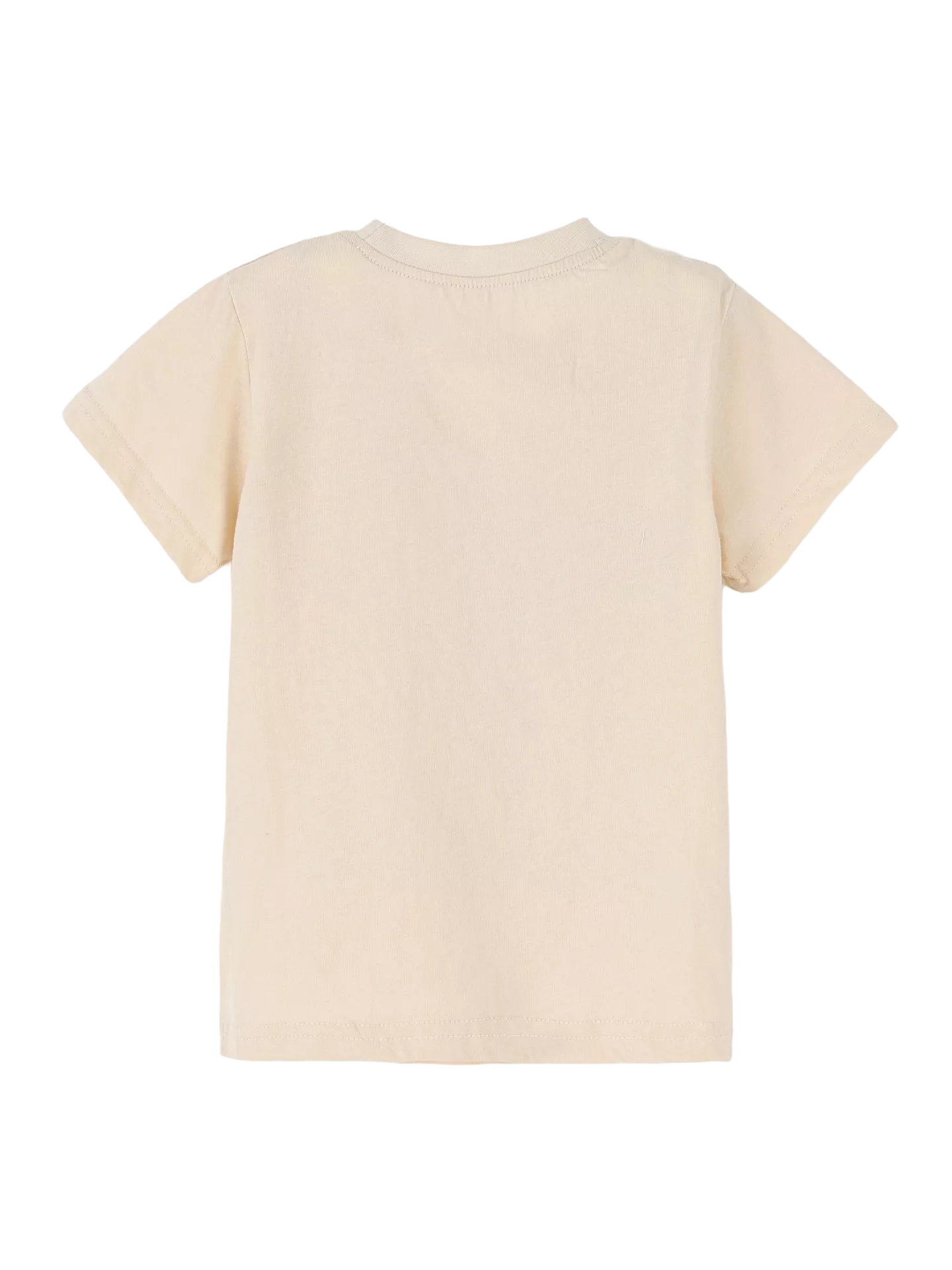Apricot kids short sleeve T-shirt with plain back, back product view