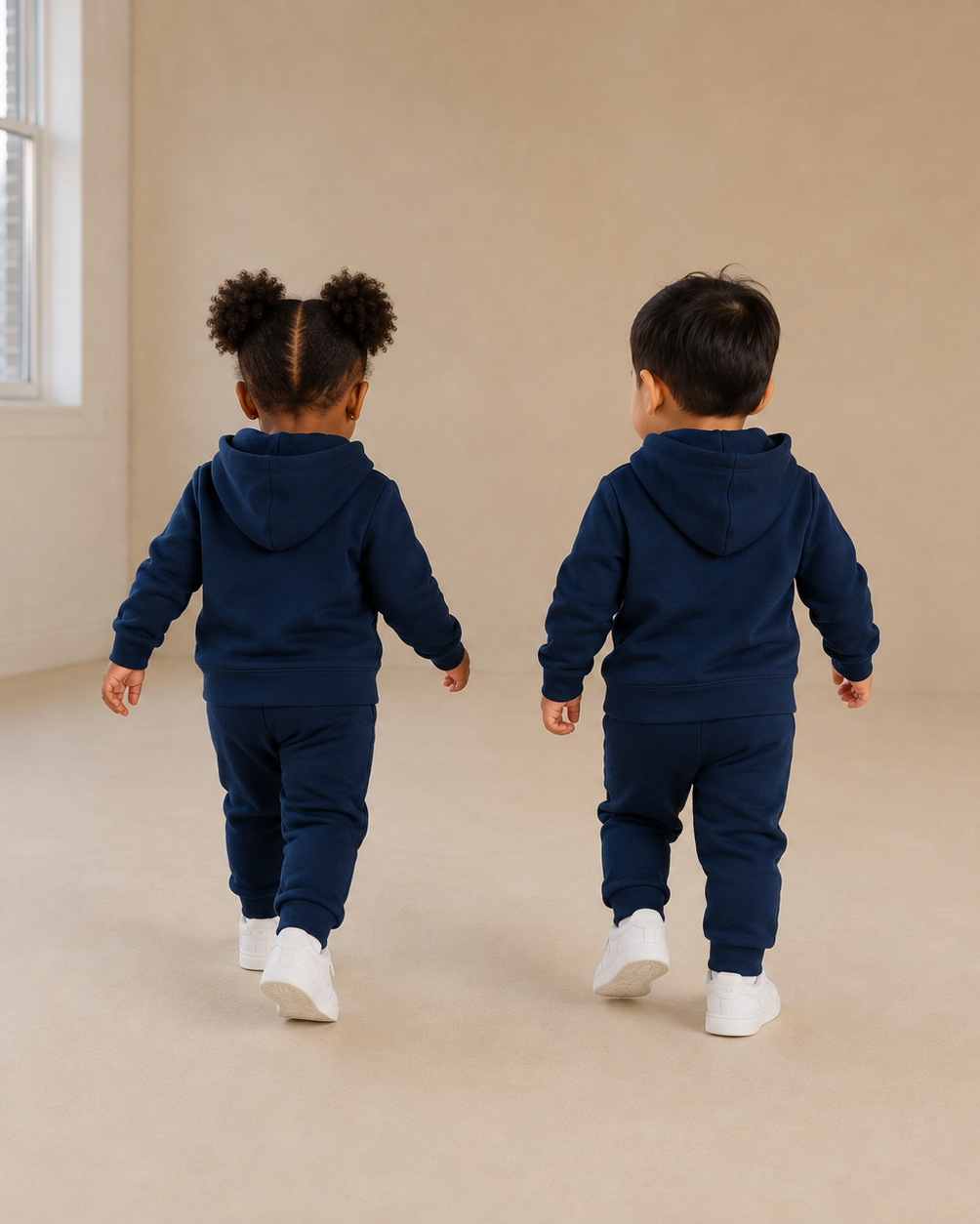 Deep Navy Hooded Pocket Jogger Set