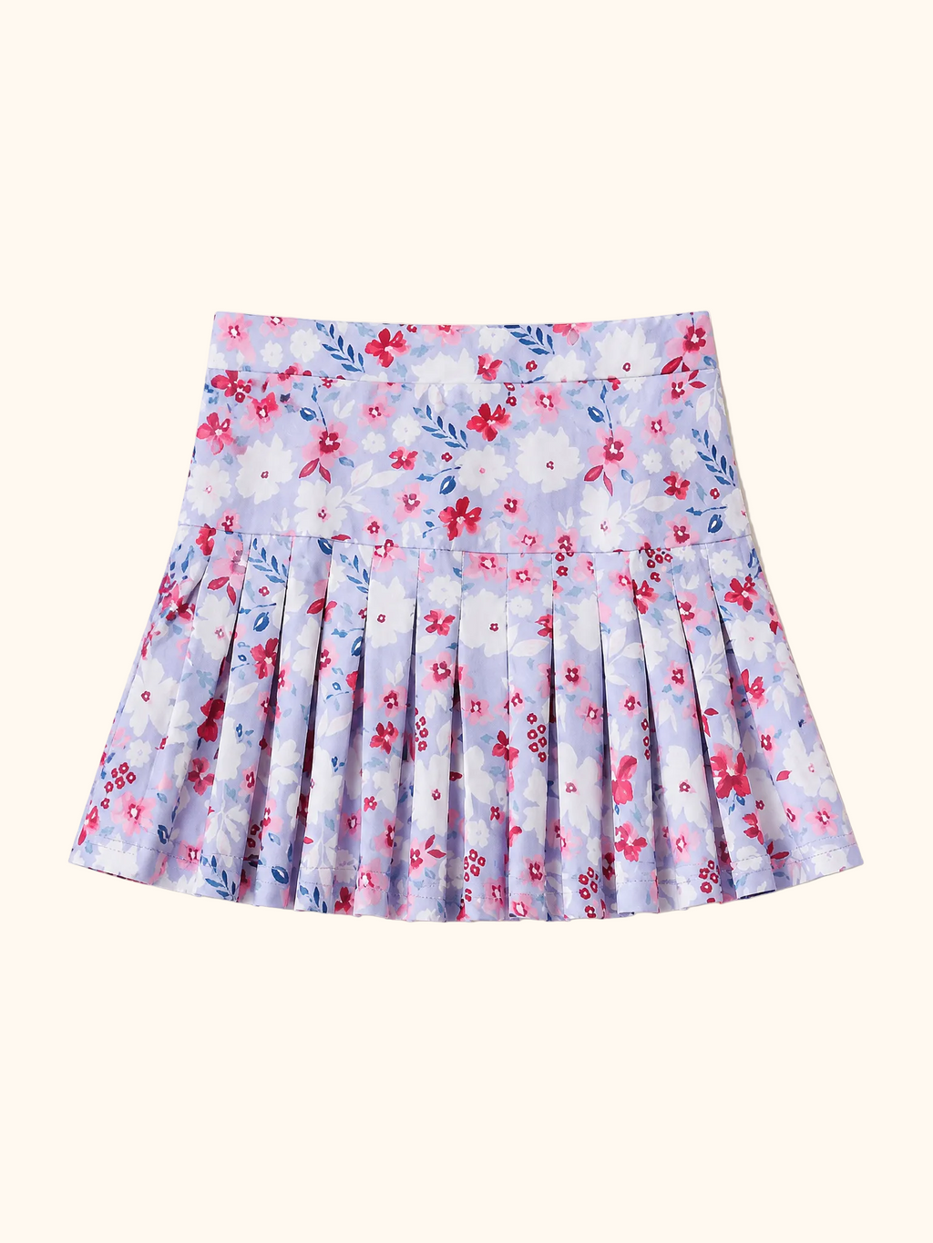 Pleated Tennis Skort - Floral