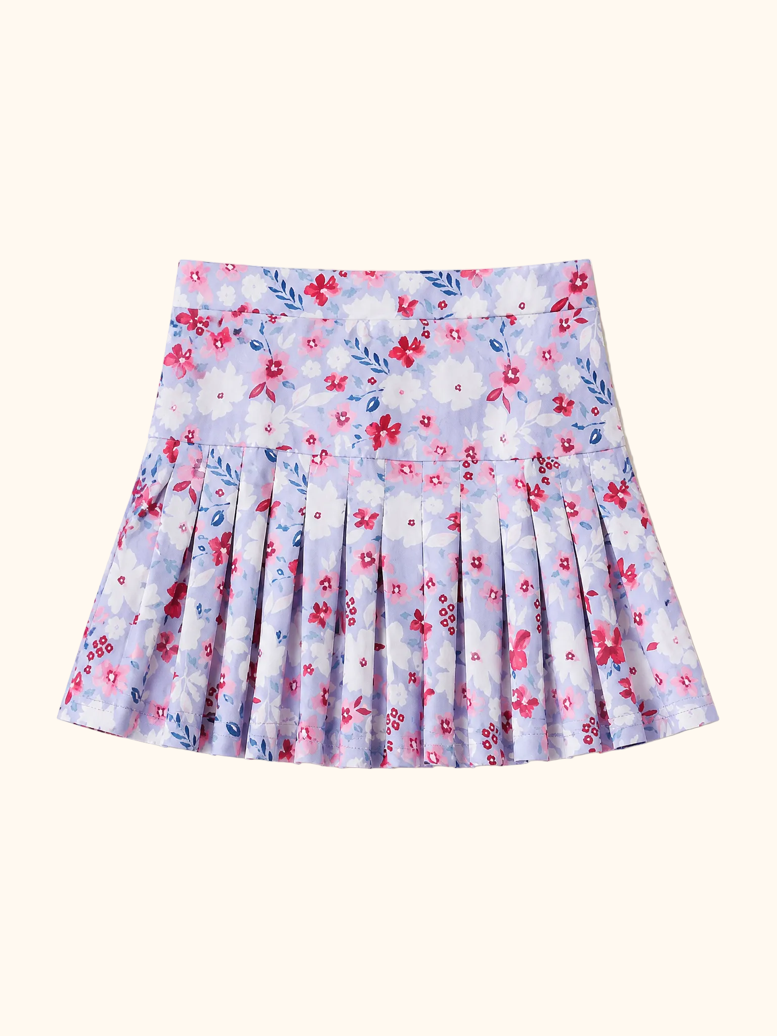 Pleated Tennis Skort - Floral