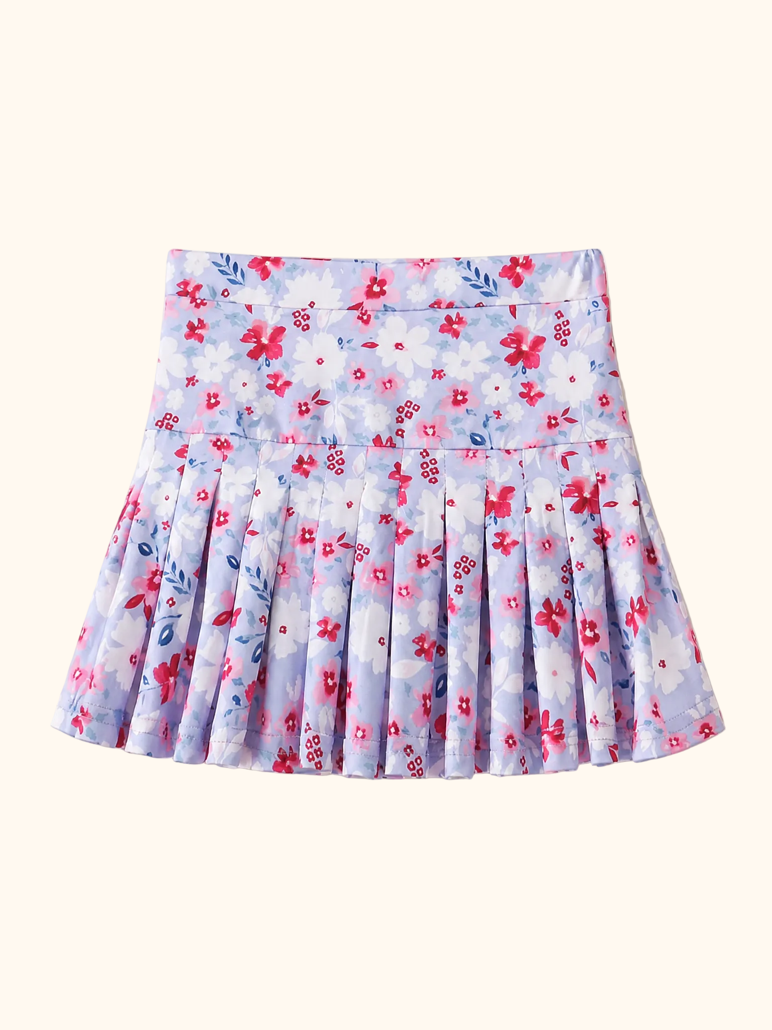 Pleated Tennis Skort - Floral
