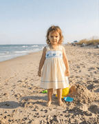 Buttercream Yellow Whale Smocked Dress