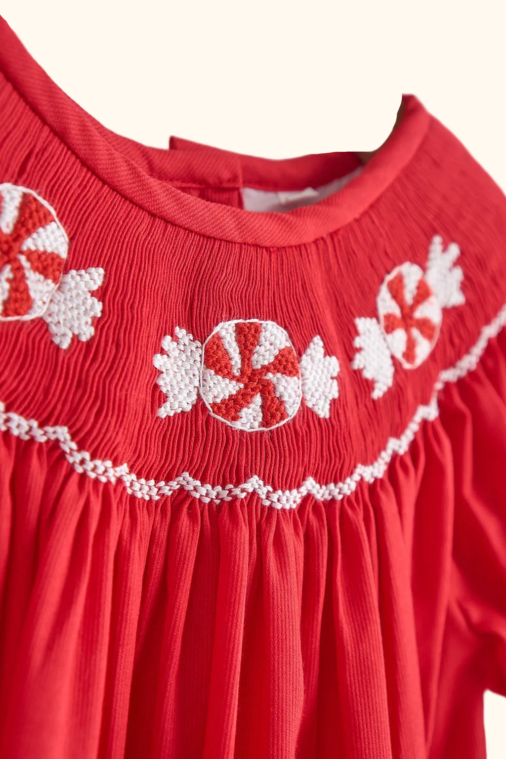 Hand Smocked Candy Detail Dress