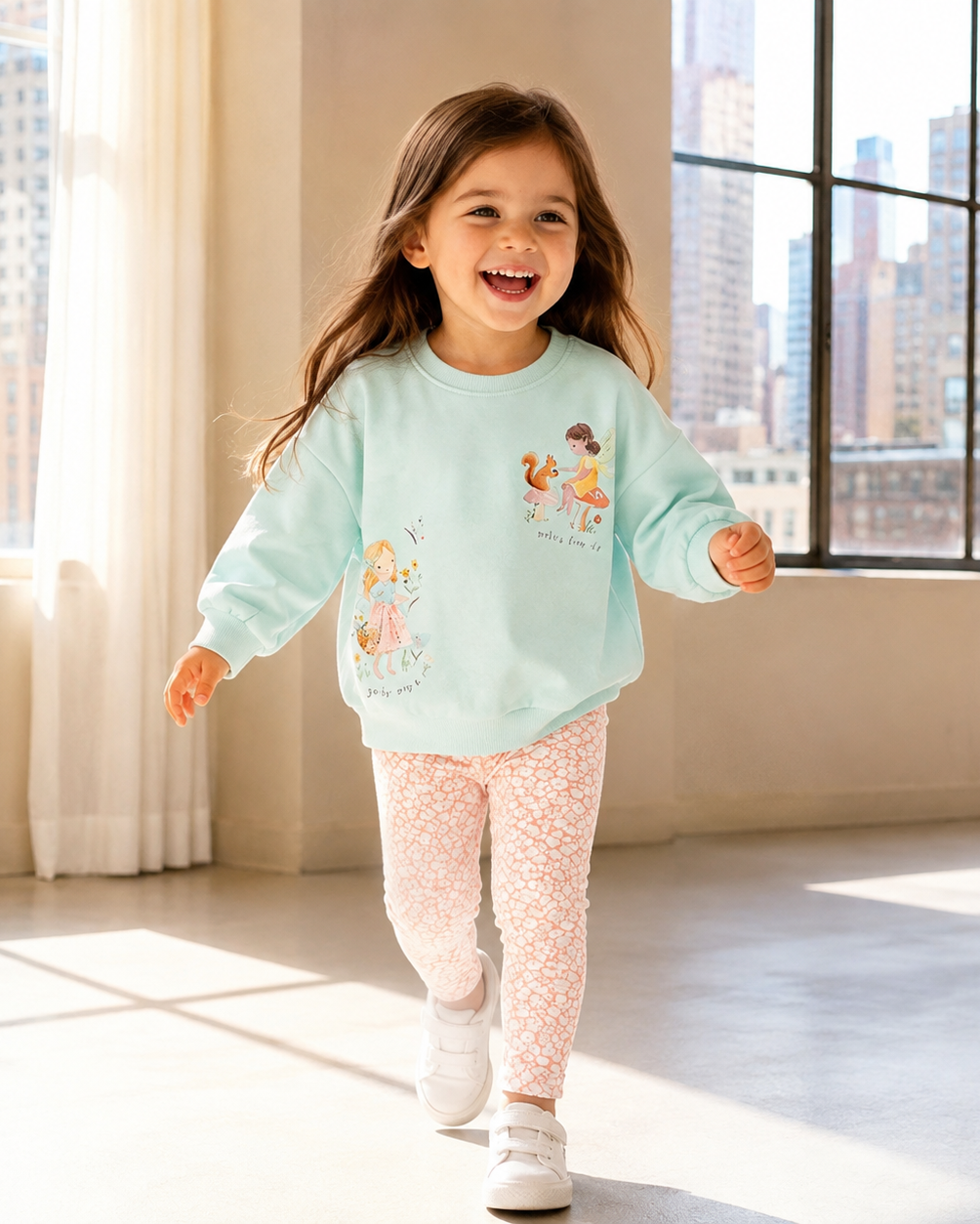 Fairy Graphic Sweatshirt and Pants Set