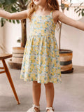 Floral Print Spaghetti Strap Dress