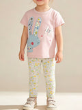 Floral Bunny Top & Pants Set