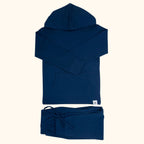Deep Navy Hooded Pocket Jogger Set