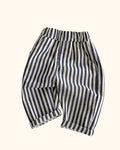 Kids Elastic Waist Tapered Trousers - Stripe