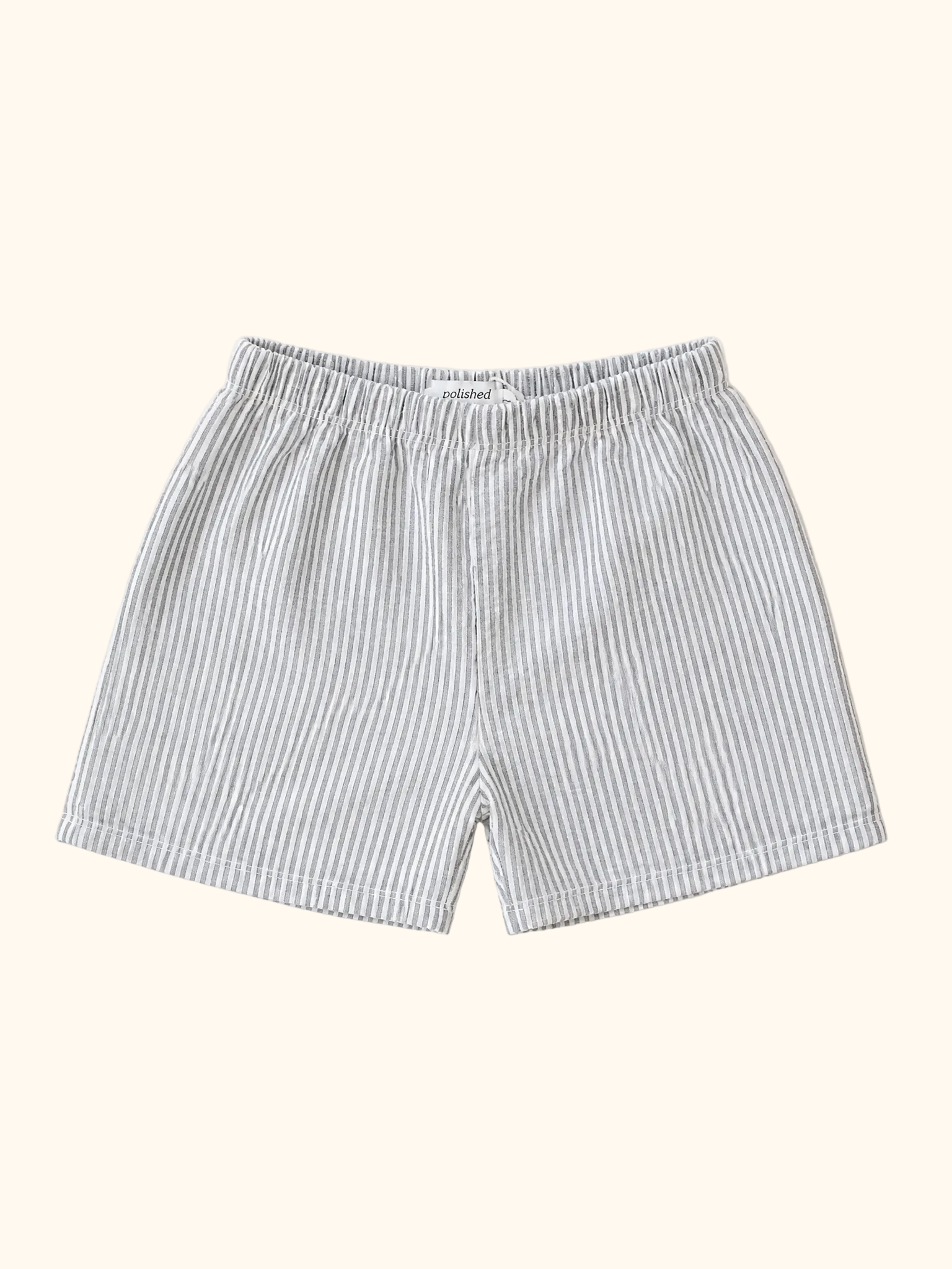 Striped Pull-On Kids Shorts
