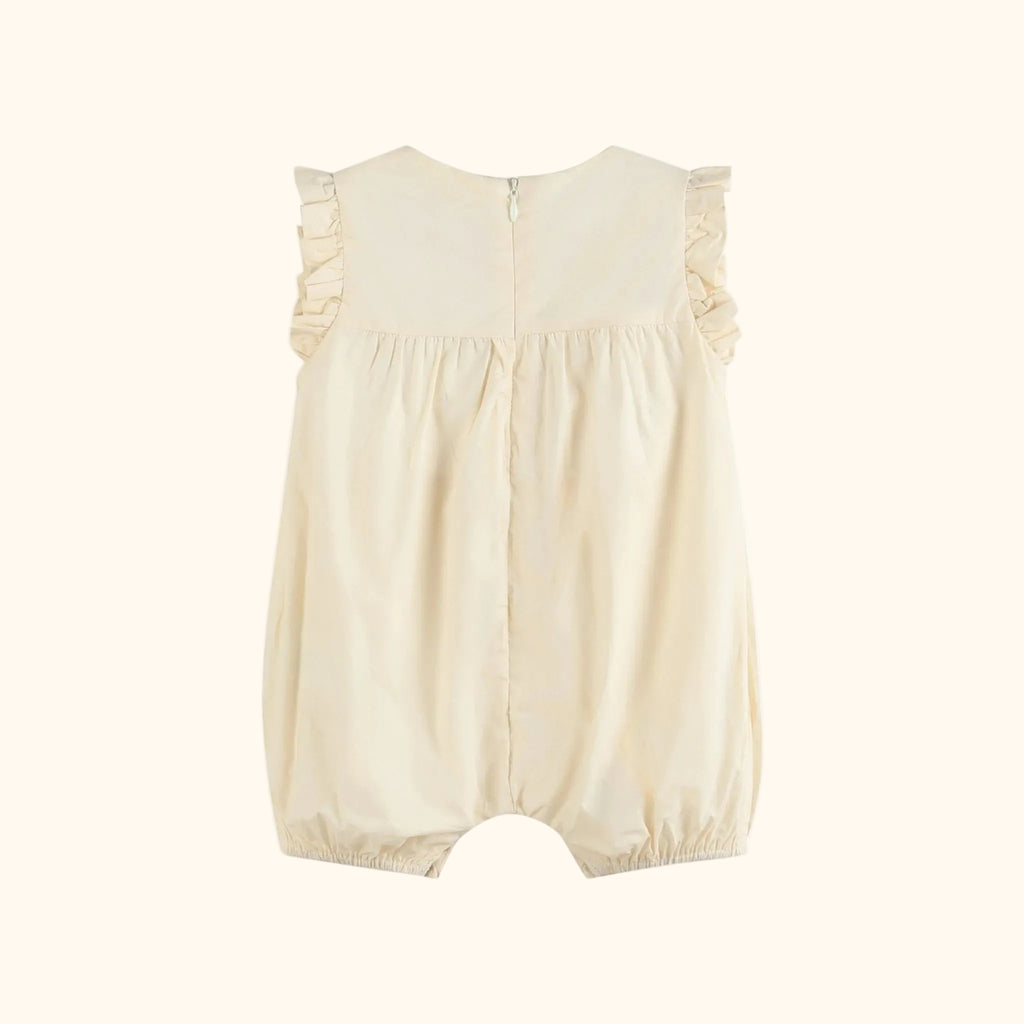 Light Yellow Ruffle Jumper Romper