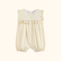 Light Yellow Ruffle Jumper Romper