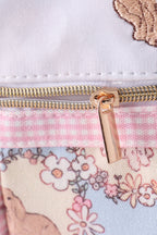 Pink Puppy Embroidered Kids’ Backpack