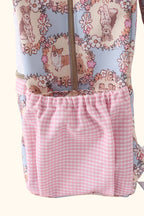 Pink Puppy Embroidered Kids’ Backpack