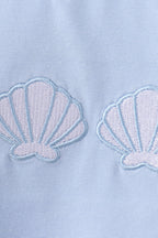Seashell Stripe Embroidered Set