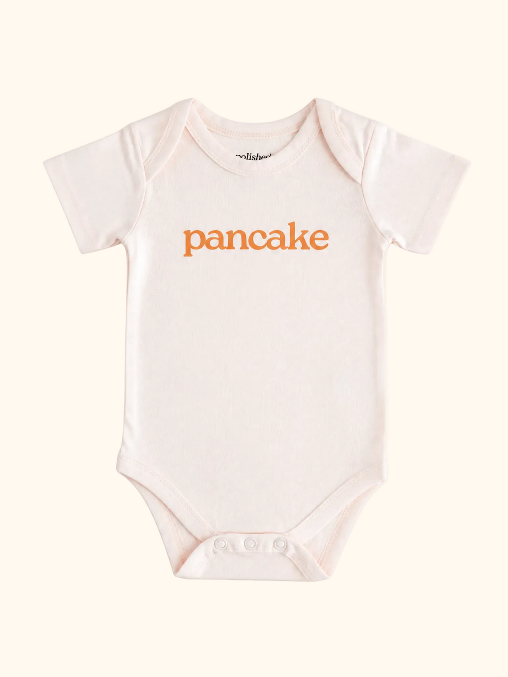Pancake Organic Cotton Baby Bodysuit