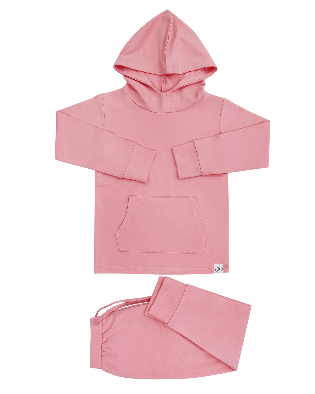 Pink Peony Hooded Jogger Set