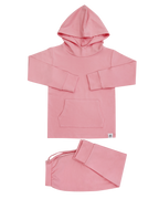 Pink Peony Hooded Pocket Jogger Set