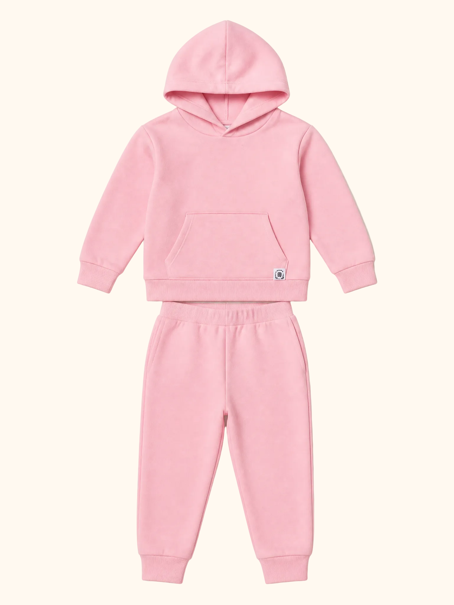Pink Peony Hooded Jogger Set