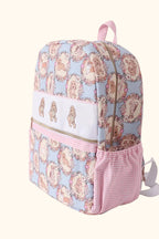 Pink Puppy Embroidered Kids’ Backpack