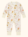 PoshTOT Rainbow Snacks Bamboo Convertible Zippy Romper