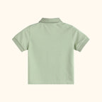 Sage Green Apple Polo Golf Shirt