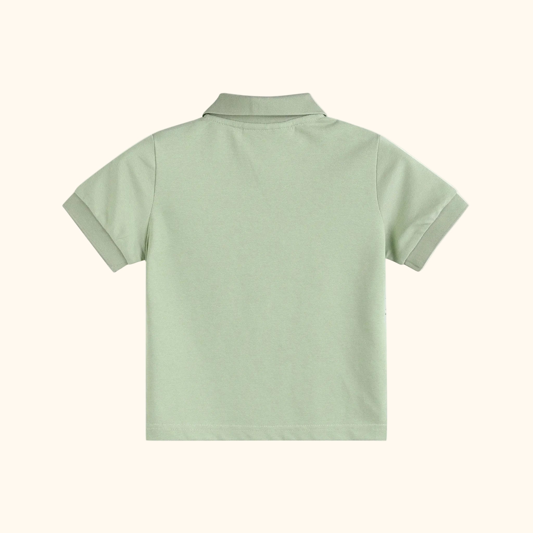 Sage Green Apple Polo Golf Shirt
