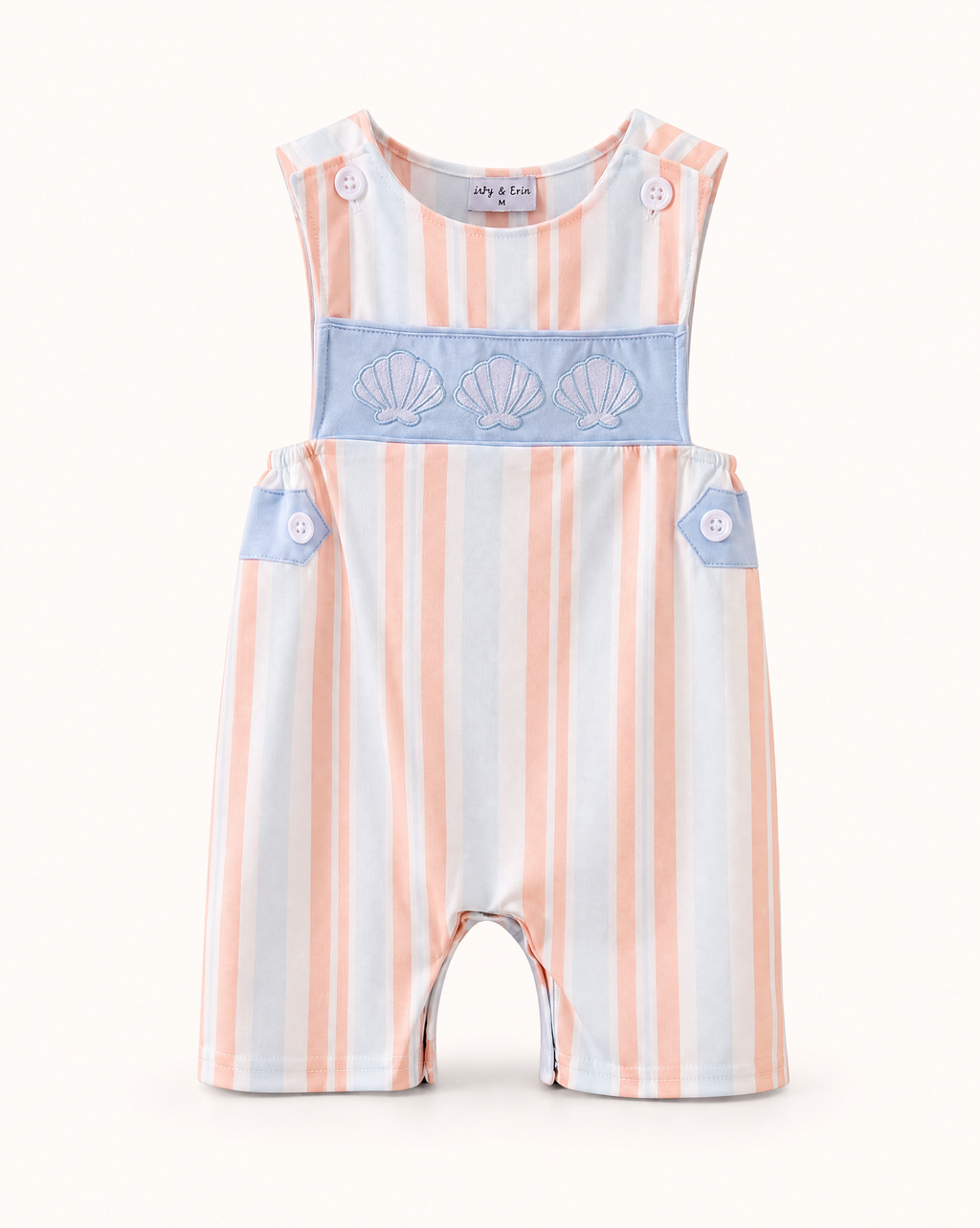 Seashell Stripe Embroidered Jumper