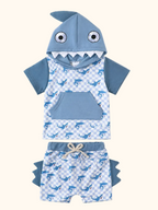 Baby  Shark Hoodie & Shorts Set