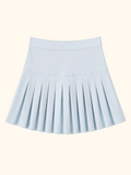 Pleated Tennis Skort - Light Blue