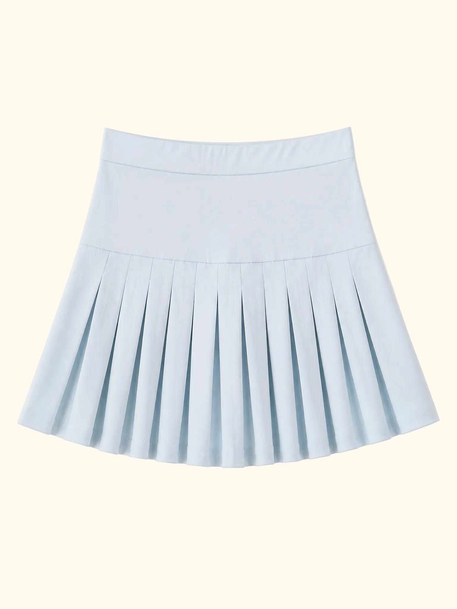Pleated Tennis Skort - Light Blue