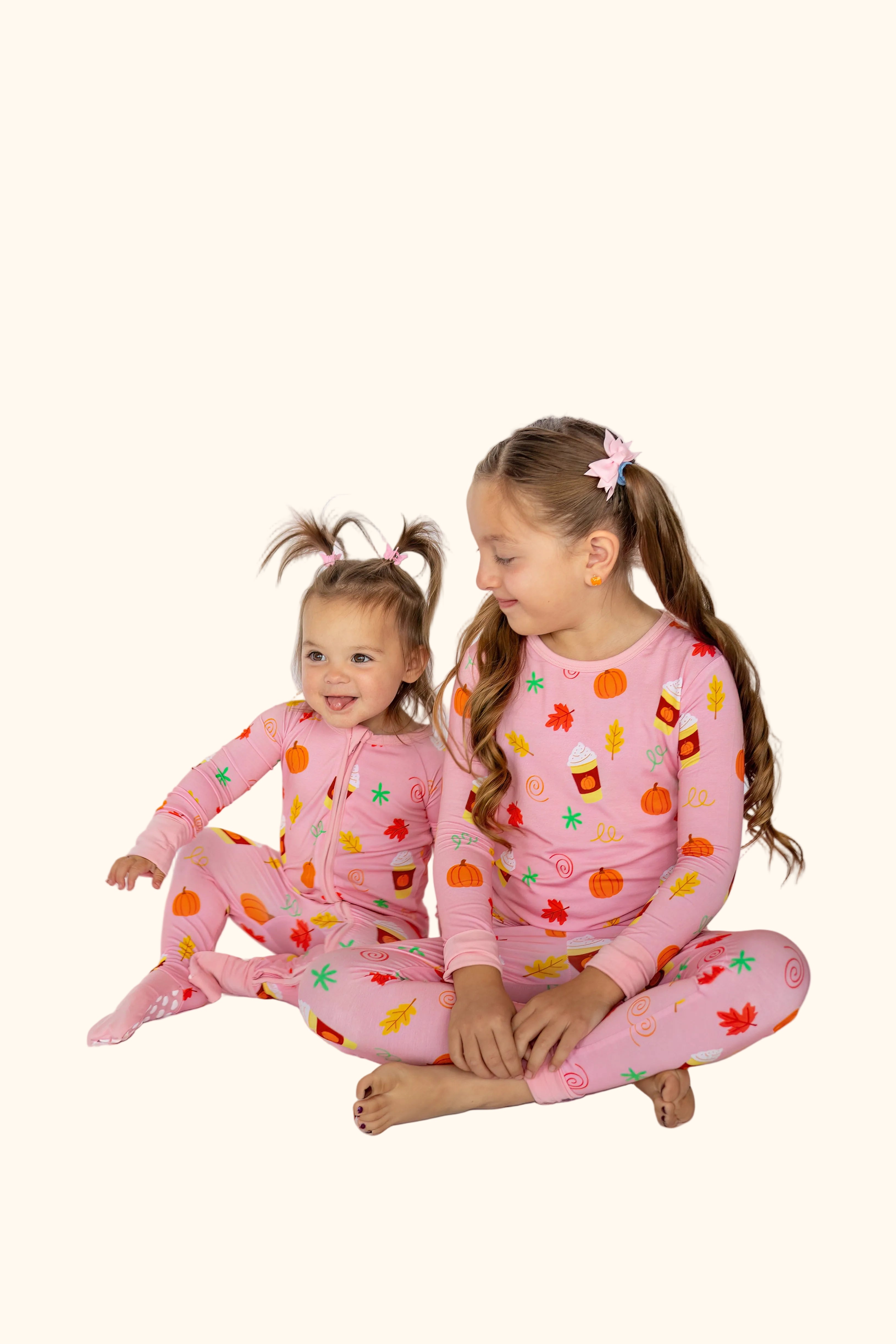 Pumpkin Spice Zipper Onesie