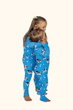 Over the Moon Zipper Bamboo Onesie