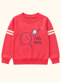 Kids Ping Pong Graphic Crew Neck Sweatshirt