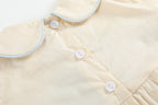 Buttercream Yellow Whale Smocked Collared Romper