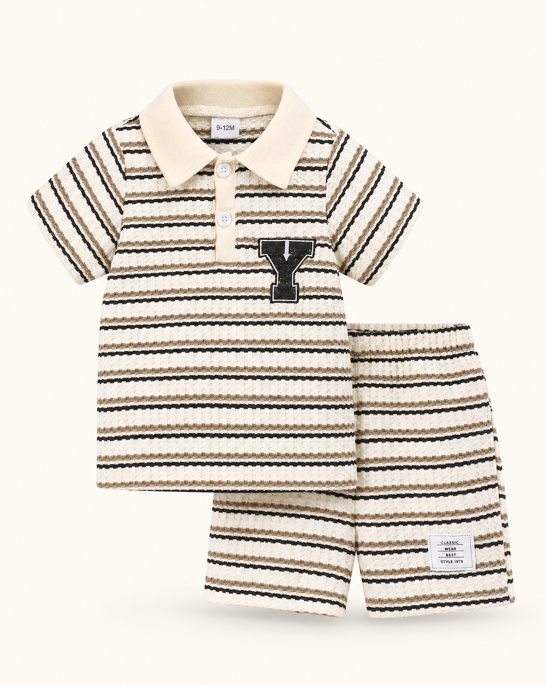 Baby & Toddler Striped Polo and Shorts Set