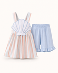 Seashell Stripe Appliqué Set