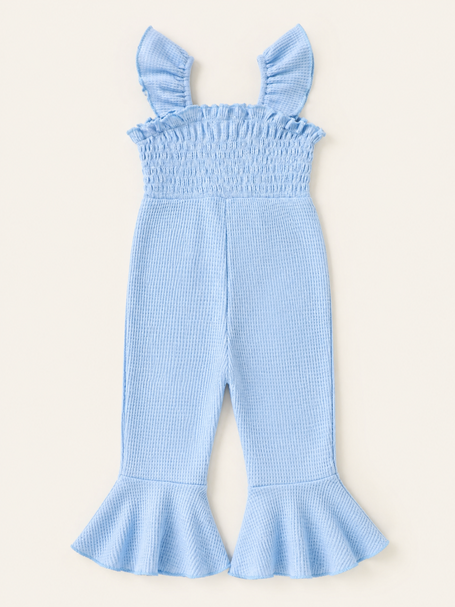 Baby & Toddler Floral Smocked Ruffle Jumpsuit